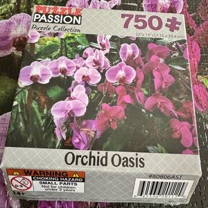 Puzzle Passion Orchid Oasis 750 Piece Puzzle